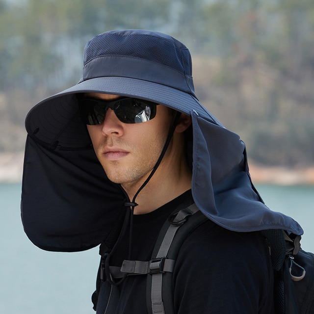 Fishing Hat with Neck Cover, Free Shipping