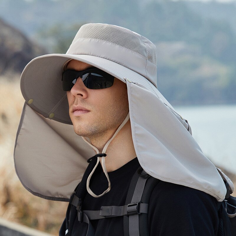 Fishing Hat with Neck Cover, Free Shipping