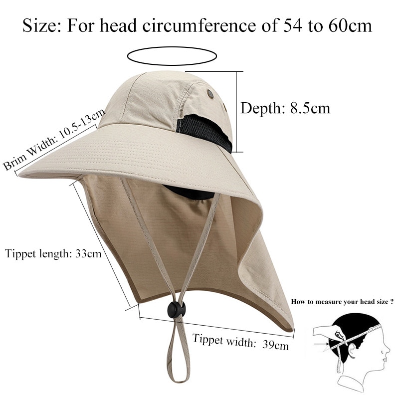 Boonie Hat with Neck Flap, Free Shipping