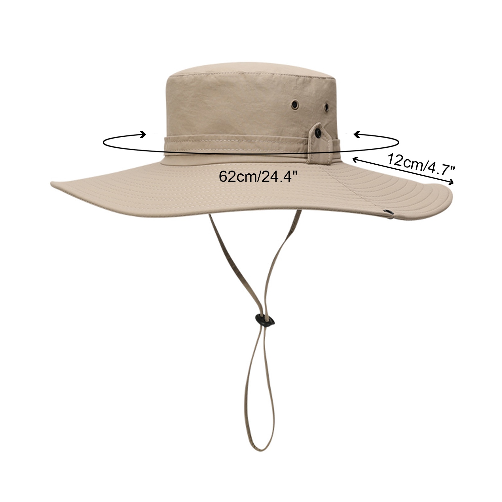 Foldable Wide Brim Sun Hat for Fishing and Hiking