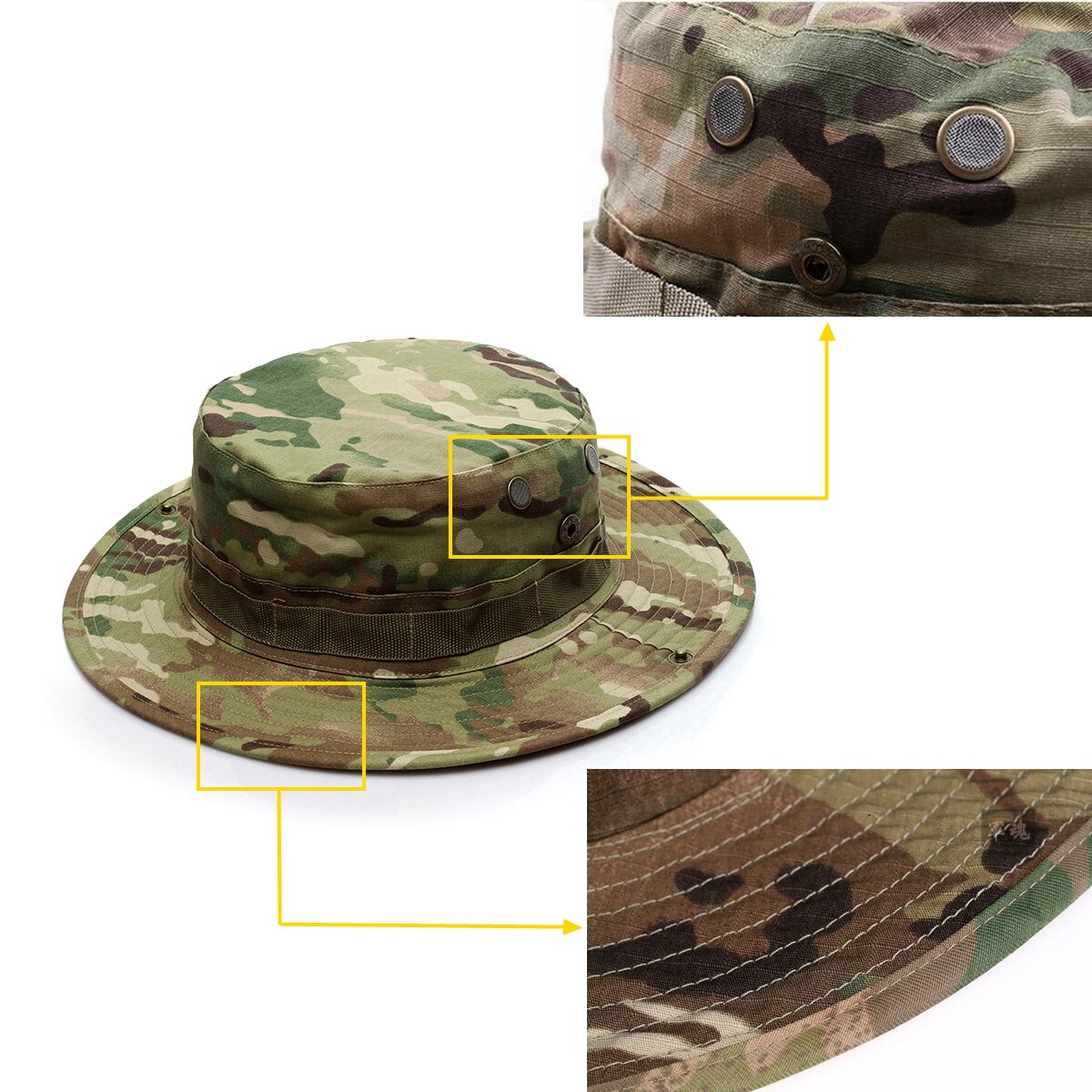 Boonie Hat Cap Military Tactical Head Wear Wargame Fishing Camping Outdoor  Sport