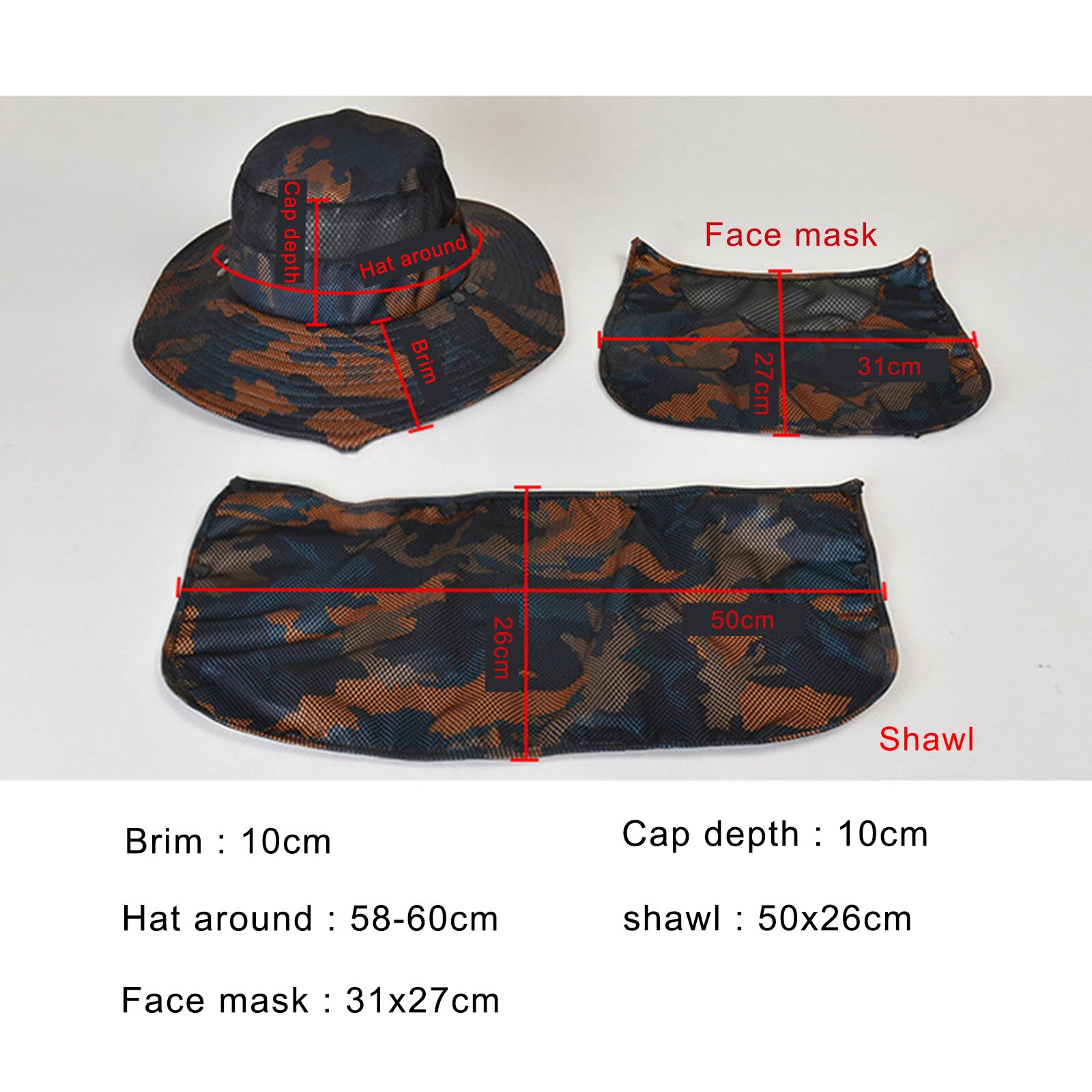 Wide Brim Sun Hats for Men Bucket Hat Sun Protection Waterproof