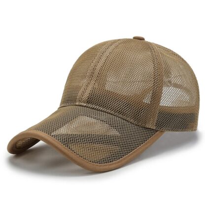 Quick Dry Full Mesh Hat with Adjustable Fit and Breathable Design for Outdoor Sports
