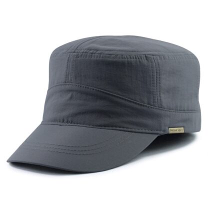 Flat Top Mesh Hat with Large Brim - Image 4