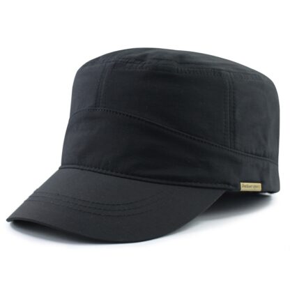 Flat Top Mesh Hat with Large Brim - Image 6