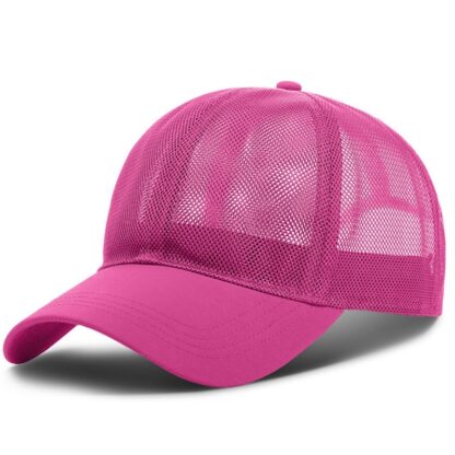 Quick Dry Full Mesh Hat with Adjustable Fit and Breathable Design for Outdoor Sports - Image 7