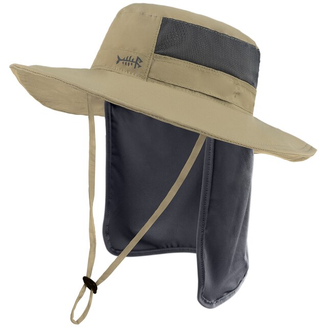 Sun Protection Fishing Hat with Removable Flap, Free Shipping