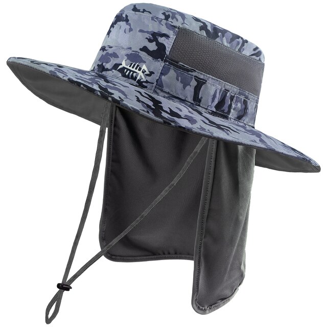 Sun Protection Fishing Hat with Removable Flap, Free Shipping