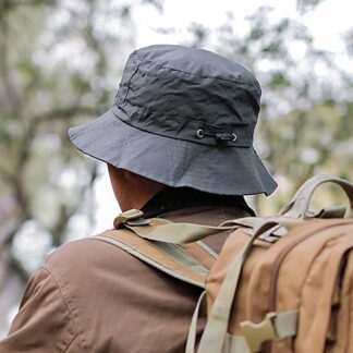 Adjustable String Hat with Foldable