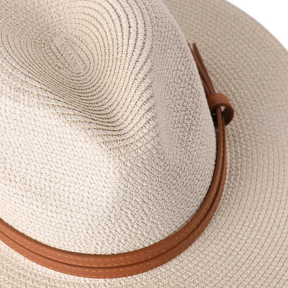 Shapely Straw Sun Hat - Image 3